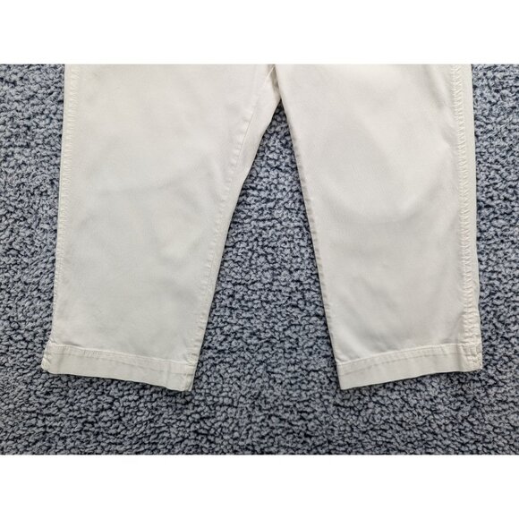 Y2K Revival Old Navy Low Rise Capri Pants Size 4 Boho Retro Beachy Casual White - Picture 5 of 13